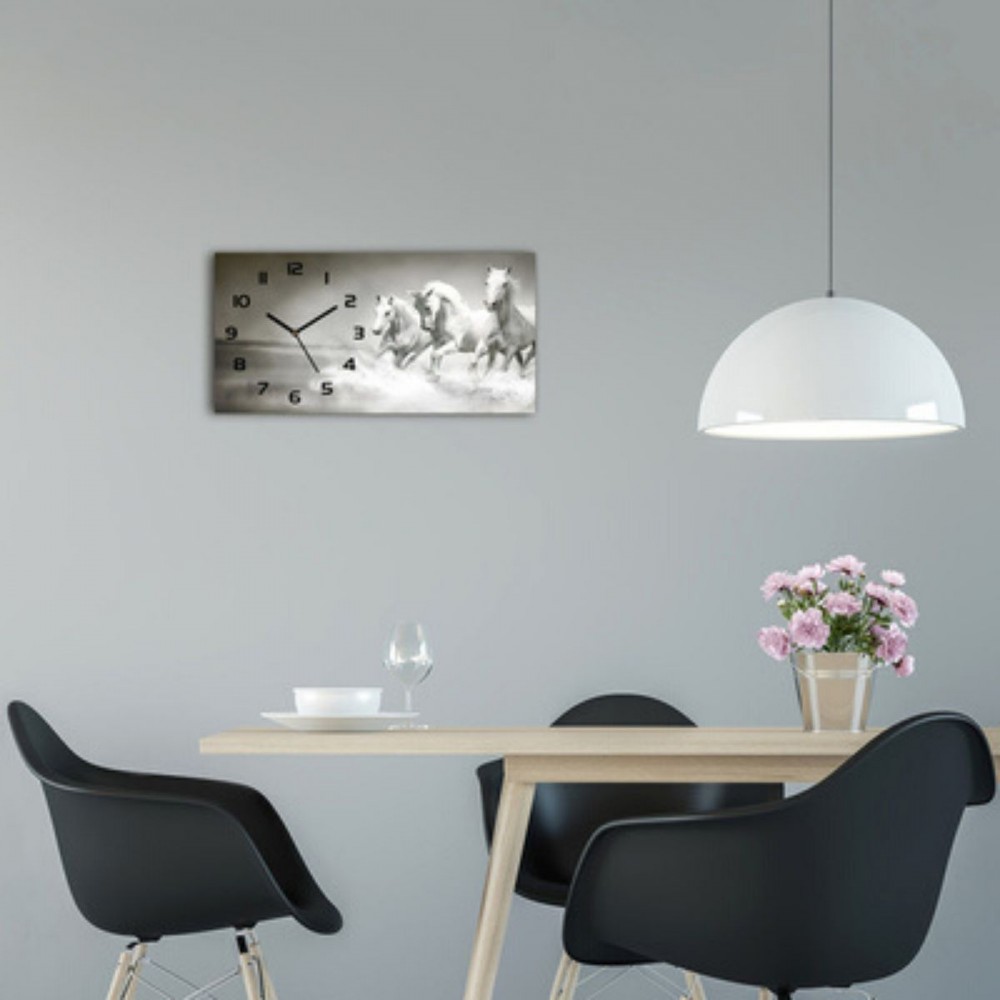 Relojes de pared de cristal
