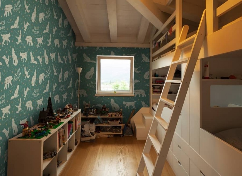 cómo organizar una habitación pequeña para dos niños