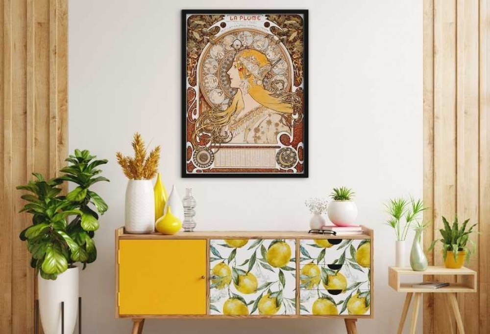 cómo utilizar papel tapiz fotográfico en muebles