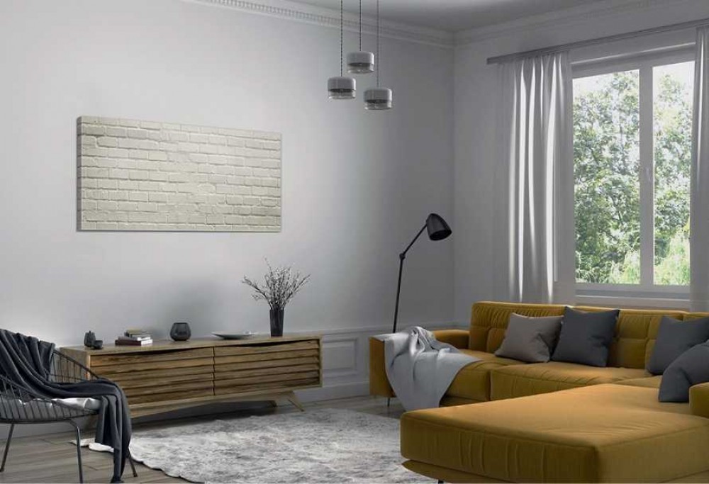 Salón de estilo minimalista.